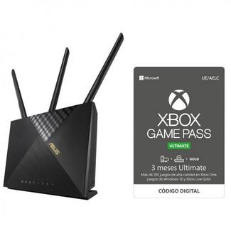 Asus 4G-AX56 Router WiFi 6 LTE+Xbox Game Pass Ultimate 3 meses Licencia Digital