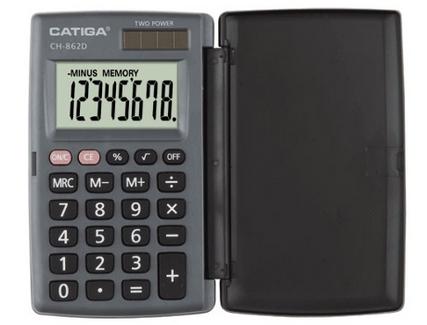 Calculadora Básica CATIGA CH-862D Preta