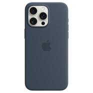 Capa APPLE iPhone 15 Pro Max Silicone com MagSafe Azul Trovoada