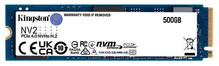 Kingston NV2 500GB SSD PCIe 4.0 NVMe Gen 4×4
