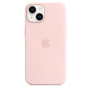 Capa em Silicone com MagSafe para iPhone 14 – Chalk Pink