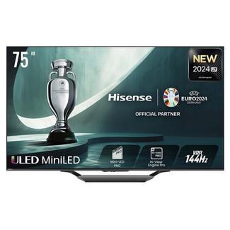 TV MiniLED HiSense 75′ 75U7NQ 4K Smart TV