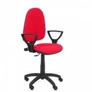 Cadeira de Escritório Operativa PIQUERAS Y CRESPO Algarra Vermelho (Braços fixos – Tecido)
