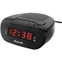 Rádio Despertador Brandt BCR173 – Preto