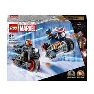 Motos de Black Widow e Captain America Super-heróis Os Vingadores LEGO Marvel