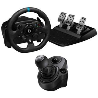 Logitech Pack G923 Volante y Pedales para PC/Xbox One + Driving Force Shifter