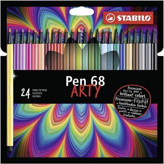 STABILO Pen 68 Arty Caixa de 24 Canetas
