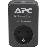 APC Essential SurgeArrest Protetor Contra Sobretensão 1 Tomada 2 USB 230V Preto
