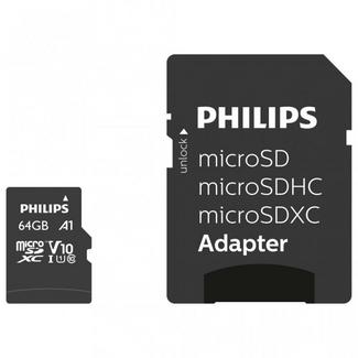 MEMÓRIA MICRO-SD PHILIPS 64GB CL 10
