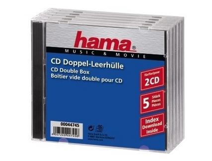 Arquivo CD HAMA Duplo (CD – 5 Unidades)