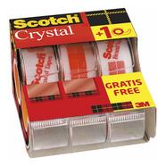 Fita Super-transparente – 3 Porta-rolos 2 +1 grátis Scotch