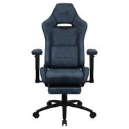 Aerocool Royal AeroSuede Cadeira Gaming com Apoio para Pés Azul