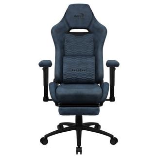 Aerocool Royal AeroSuede Cadeira Gaming com Apoio para Pés Azul