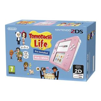 Consola Nintendo 2DS Rosa + TomoDachi Life (Pré-instalado)