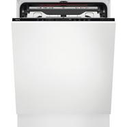 Máquina de Lavar Loiça Encastrável AEG Série 9000 FSE94848P ComfortLift® Wi-Fi Display QuickSelect e Secagem AirDry de 14 Talheres e de 60 cm