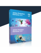 Adobe Photoshop + Premiere Elements 2024 1 PC/MAC