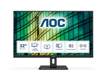 Monitor AOC U32E2N (32” – 4K – LED VA – Adaptive-Sync)