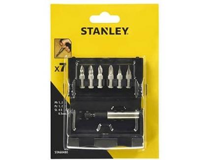 Conjunto 7 Pontas de Aparafusar STANLEY ACESSORIES X7