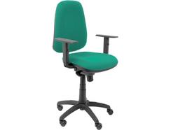 Cadeira de Escritório Operativa PIQUERAS Y CRESPO Tarancón Verde (Braços reguláveis – Tecido)