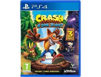 Jogo PS4 Crash Bandicoot N.Sane Trilogy (Bundle – M7)