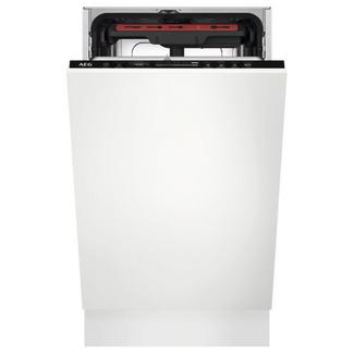 Máquina de Lavar Loiça Encastre AEG FSE73507P (10 Conjuntos – 44.6 cm – Painel Preto)