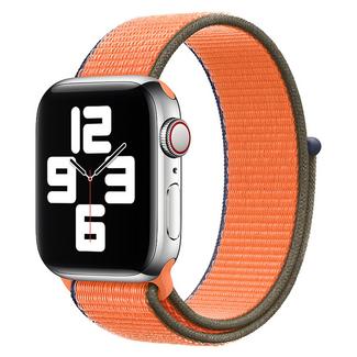 Bracelete Loop desportiva Kumquat para Apple Watch de 44 mm Laranja