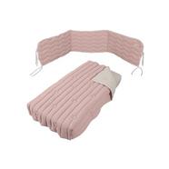 Conjunto têxtil de 2 peças Mousse para Berço (60 x 120 cm) Edredão + Protector rosa/areia Rosa / Bege