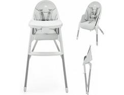 Cadeira de Refeição KINDERKRAFT Dinnly (Branco/Cinzento)