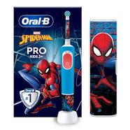 Escova de Dentes Elétrica Oral B Baun Vitality Spiderman Recarregável para Crianças
