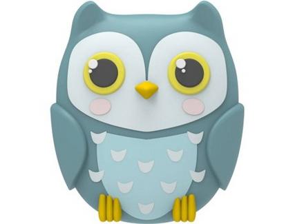 Powerbank MOJIPOWER Baby Owl (2600 mAh – 1 USB – 1 MicroUSB – Azul)