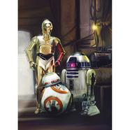 Papel de parede fotográfico Star Wars Three Droids Multicolor