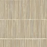 Papel de parede étnico bambu Cinzento-escuro