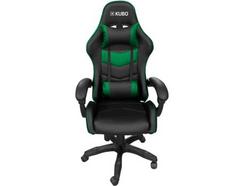 Cadeira Gaming KUBO Verde (Até 130 kg – Elevador a Gás Classe 4 )