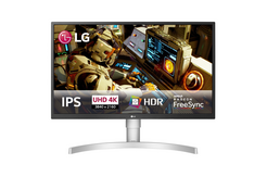 LG 27UP550P-W monitor de ecrã 68,6 cm (27″) 3840 x 2160 pixels 4K Ultra HD Prateado, Branco