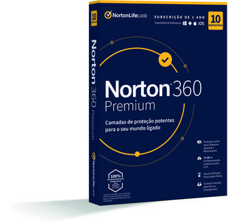 Norton 360 Premium Cloud 75GB (1 User / 10 Device / 1 Ano)