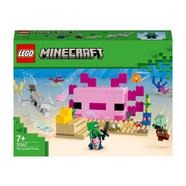 LEGO 21247 Minecraft Set A casa - Ajolote, base submarina rosa de construção