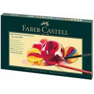 FABER CASTELL – Caixa de Madeira Polychromos com 24 Lápis Faber-Castell