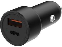 Kit Carregador Auto GOODIS 65W (1M – USB A+C – Preto)