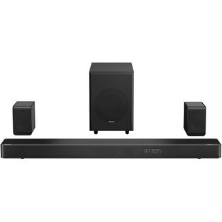 Hisense AX5125H Barra de Som 5.1.2 500W Dolby Atmos com Subwoofer Sem Fios Preto