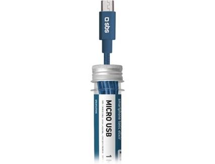 Cabo SBS Vitamina Micro USB (Micro USB – 1 m – Azul)