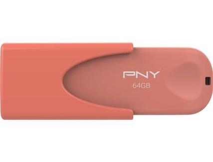Pen USB PNY Attaché 4 2.0 (64 GB – Coral)