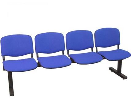 Cadeiras de Receção PIQUERAS Y CRESPO Villatoya Azul (4 lugares – Tecido)