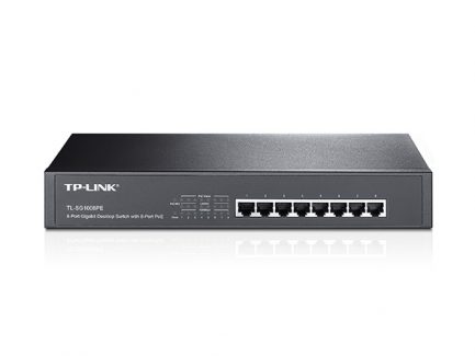 Switch TP-Link 8/Portas Gigabit 8 Portas PoE (TL-SG1008PE)