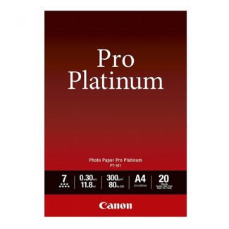 Canon Papel Foto Pro Platinum A4 300g/m² 20F (PT-101)