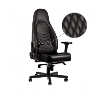 Cadeira noblechairs ICON Real Leather Gaming Cognac/Preto