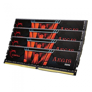 G.Skill Kit 64GB (4 x 16GB) DDR4 2400MHz Aegis