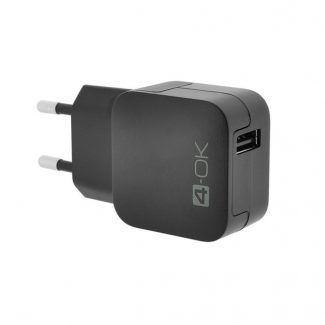Carregador Lightning 4-OK USB para iPhone, iPod e iPad, 2,4A