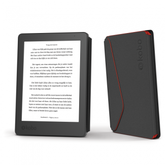 Kobo Sleep Cover Case 6″ Cover case Vermelho capa para leitor de livros eletrónicos