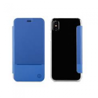 Muvit Folio Case Edition Double Pu Blue para Apple Iphone X