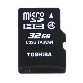 Toshiba 32GB Micro SDHC High Speed Standard Class 4